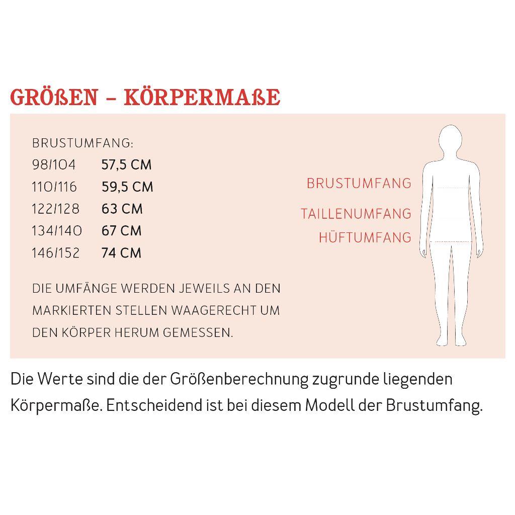 Papierschnittmuster Rollkragenshirt Romy Gr. 98-152
